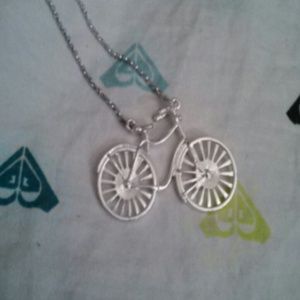 Lauren Conrad bicycle necklace