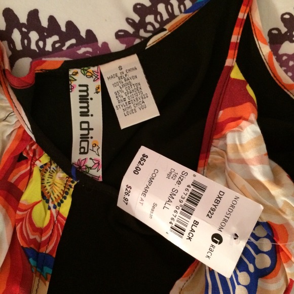 BUNDLED! HP 9/27🎉NWT patterned dress size small - Picture 3 of 4