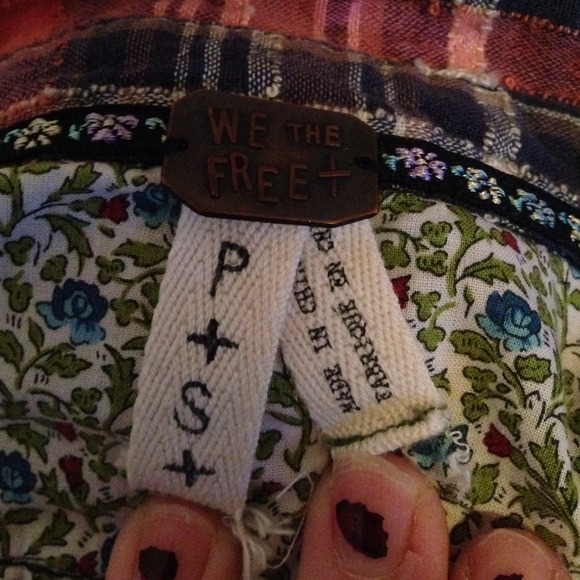 Free People plaid button up - Picture 4 of 4