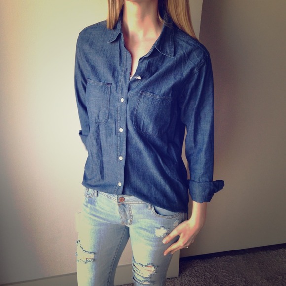 Chambray Top