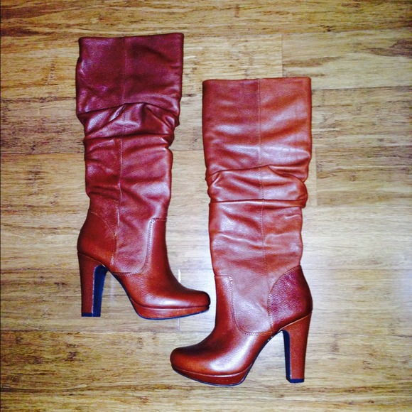 Leather boots