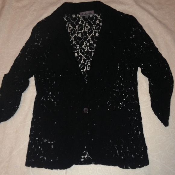 Black Lace Blazer