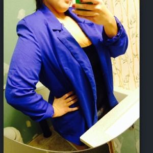 Long vintage blazer jacket size 16W