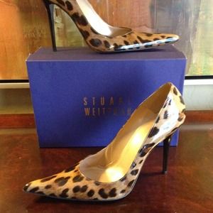 Stunning Carmel Jaguar patent heels