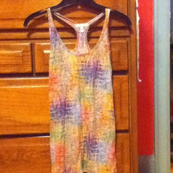 Multi colored tank top