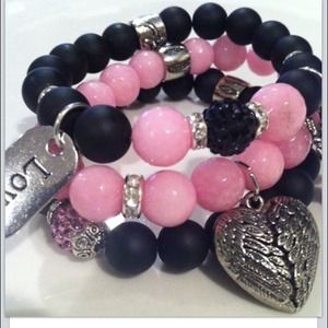 Beautiful bracelet stack!