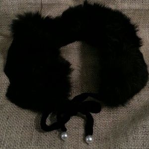 Vintage rabbit fur collar