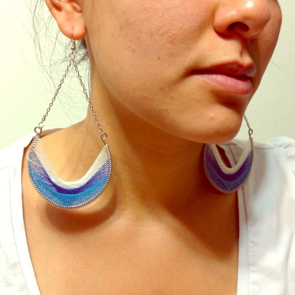 Sky blue earrings