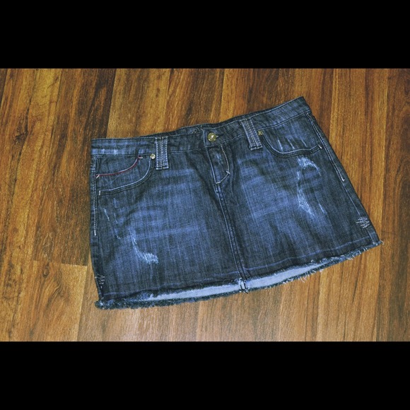 Blue jean skirt