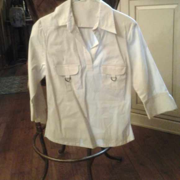 White 3/4 shirt