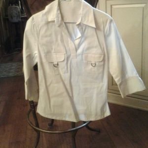 White 3/4 shirt