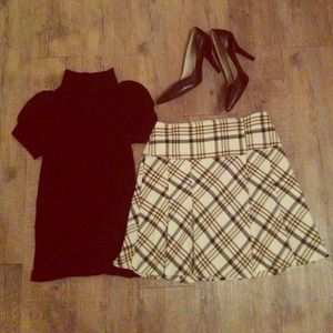 Cute pleated schoolgirl skirt