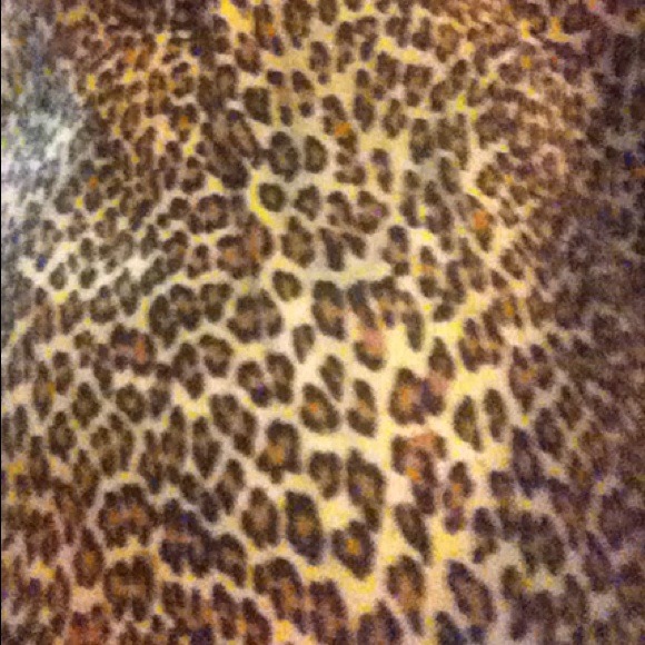 Vintage Leopard Print Summer Dress Pants - Picture 3 of 4