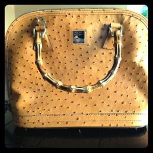 Vintage Dooney and Bourke Ostrich Handbag