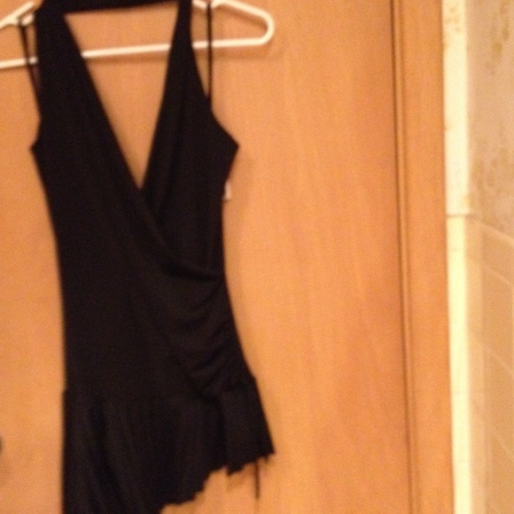 Black halter blouse