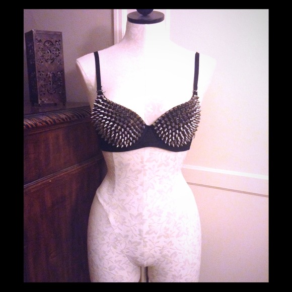 Sexy Spiked Bra