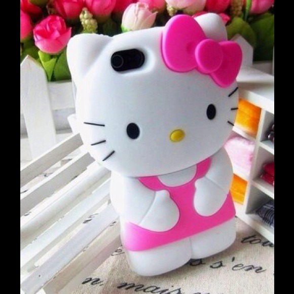Hello Kitty Other - 🌟 IPHONE 5 HELLO KITTY SILICONE CASE 🌟ADORABLE!