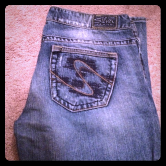 Silver jeans
