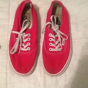 Red Vans