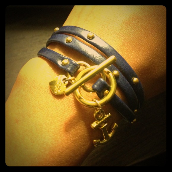 Studded Anchor Wrap bracelet