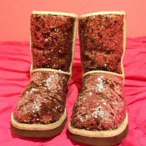 Sparkly bronze UGGS ❤️ON HOLD❤️