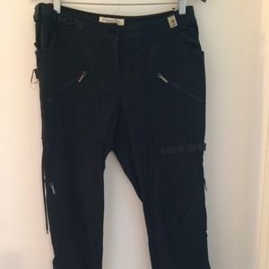 Christian Dior lace up pants.