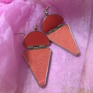 Zesty orange earrings