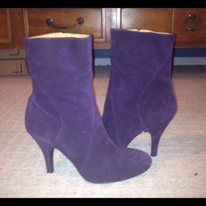 Royal Purple Nine West Suede Boots - never worn