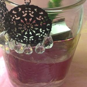 Mystic gray earrings