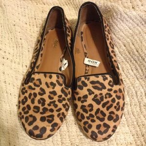 Leopard Print Loafers
