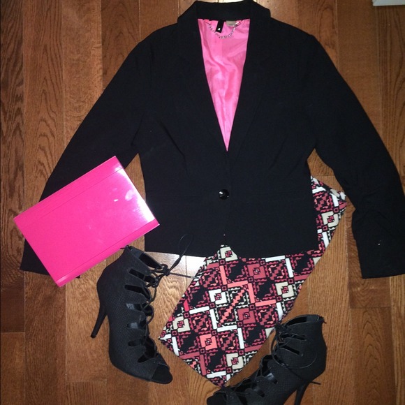 H & M black blazer