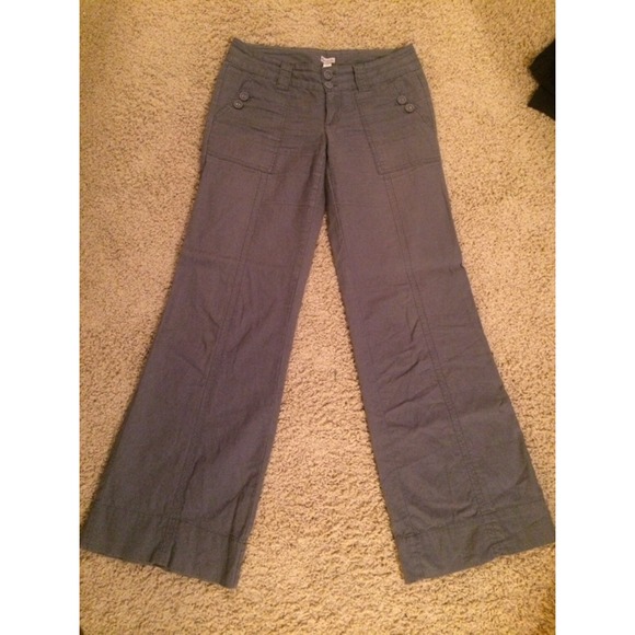 Grey linen Rubbish Pants