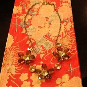 Vintage gem necklace