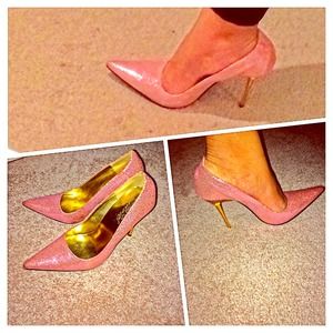 Sequin Pink Heels