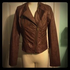 Charlotte Russe faux leather jacket