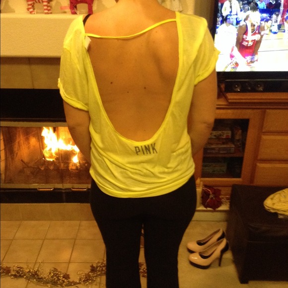 V.SPINK open back neon shirt-LAST CHANCE!!π± - Picture 3 of 4