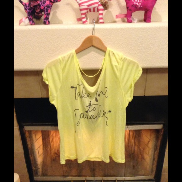 V.SPINK open back neon shirt-LAST CHANCE!!π± - Picture 4 of 4