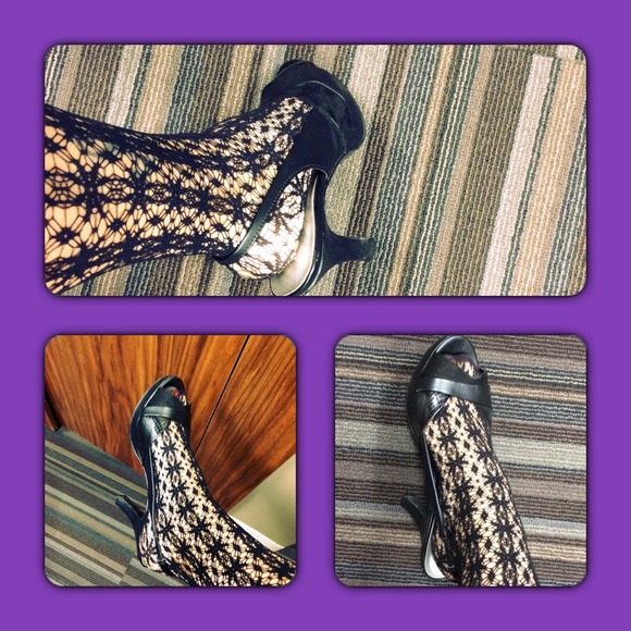 Maurice's  Shoes - Black Strap Heels