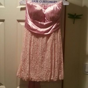 Short pink dress