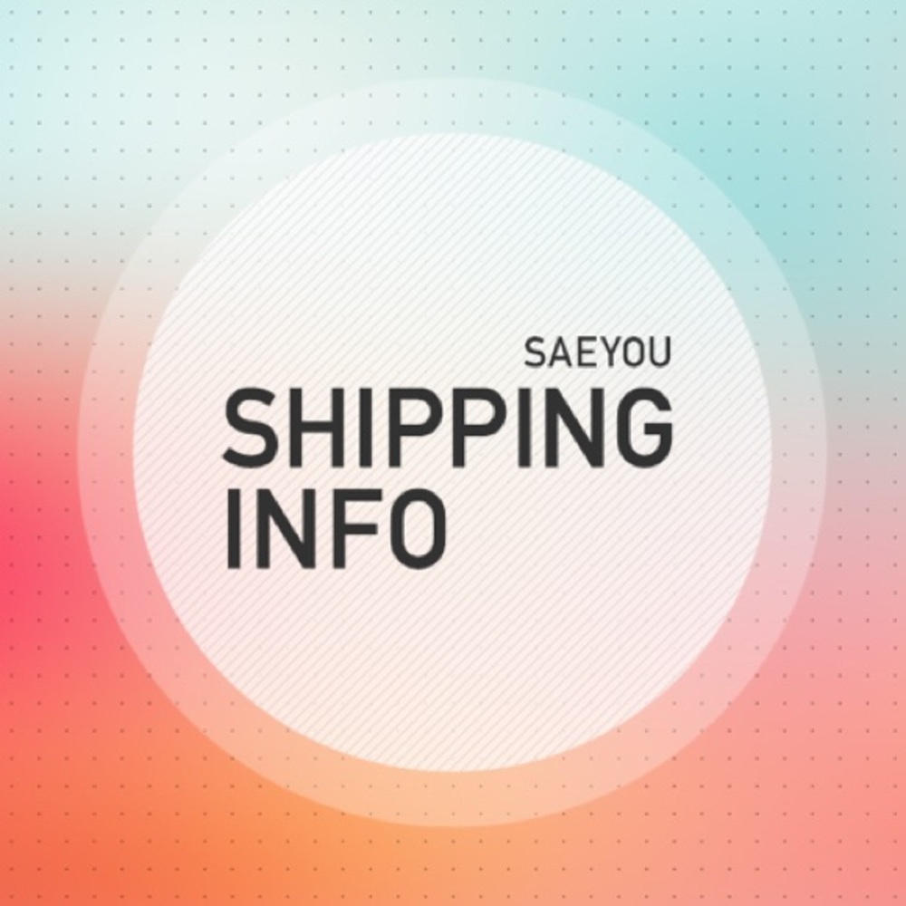 🌤 SHIPPING INFO
