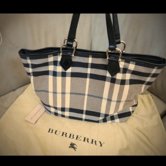 Burberry tote.