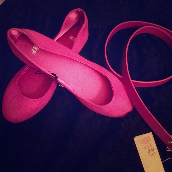 H&M Hot  Fusha Flats