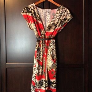 Oriental inspired belted sundress