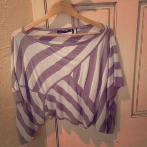 Fabulous gray and white poncho