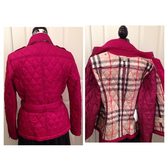 🚫SOLD!Authentic Burberry Quilted Jacket with Belt - Picture 2 of 4