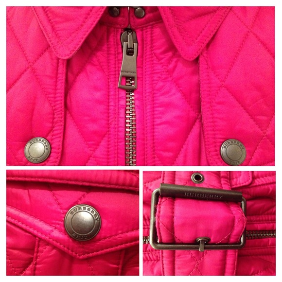 🚫SOLD!Authentic Burberry Quilted Jacket with Belt - Picture 3 of 4