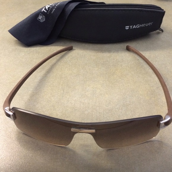 Brown TagHeuer men's sunglasses