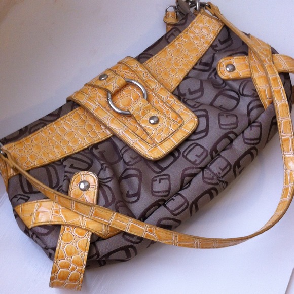 Gifted: Yellow/Tan Wristlet - Picture 2 of 2