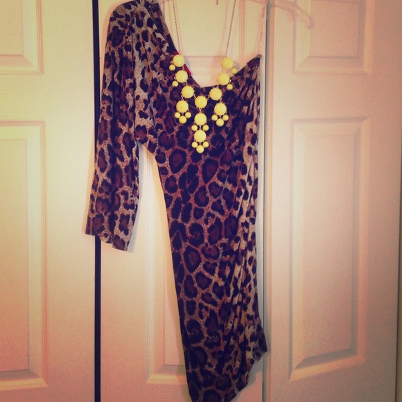 Cheetah Print Dress