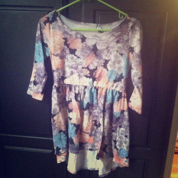 Floral baby doll top